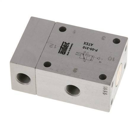 3/2 G1/8'' Luftsteuerventil ATEX 2-10bar/28-140psi Airtec