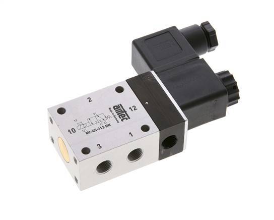 3/2 G1/8'' Magnetventil Externe Vorsteuerung 12V DC -0,95-10bar/-13,2-140psi Airtec