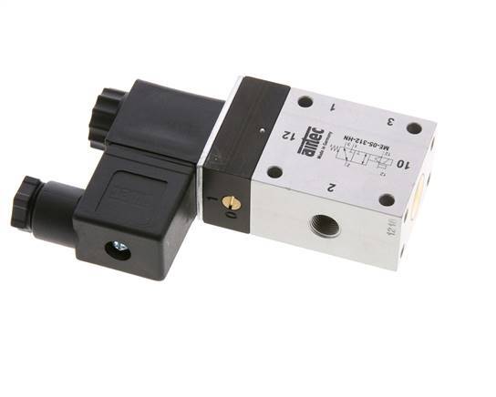 3/2 G1/8'' Magnetventil Externe Vorsteuerung 12V DC -0,95-10bar/-13,2-140psi Airtec