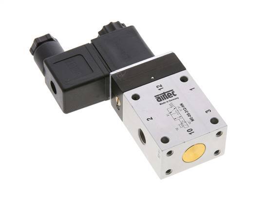 3/2 G1/8'' Magnetventil Externe Vorsteuerung 12V DC -0,95-10bar/-13,2-140psi Airtec