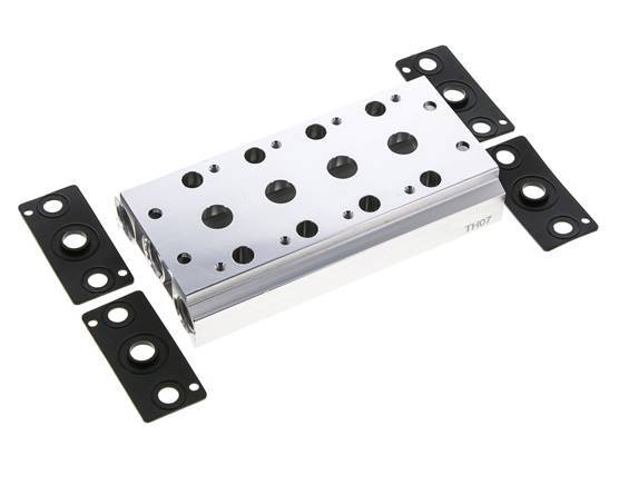 Verteiler 4-Stationen E.MC 5/2 5/3-fach