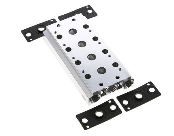 Verteiler 4-Stationen E.MC 5/2 5/3-fach