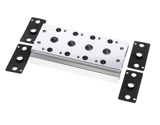 Verteiler 4-Stationen E.MC 5/2 5/3-fach