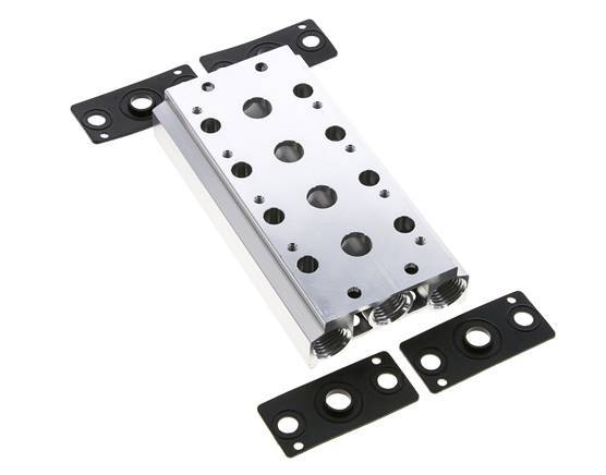 Verteiler 4-Stationen E.MC 5/2 5/3-fach