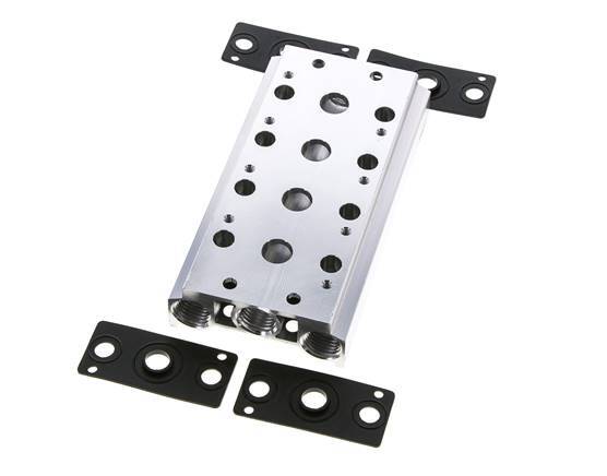 Verteiler 4-Stationen E.MC 5/2 5/3-fach