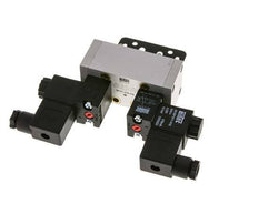 5/3 ISO 5599-1 Center Closed Solenoid Valve 115V AC 3-10bar/42-140psi Airtec