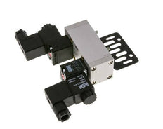 5/3 ISO 5599-1 Center Closed Solenoid Valve 115V AC 3-10bar/42-140psi Airtec