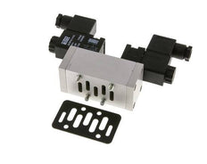 5/3 ISO 5599-1 Center Closed Solenoid Valve 115V AC 3-10bar/42-140psi Airtec