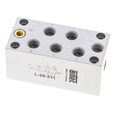 5/2 G1/8'' Luftsteuerventil 0-10bar/0-140psi Airtec