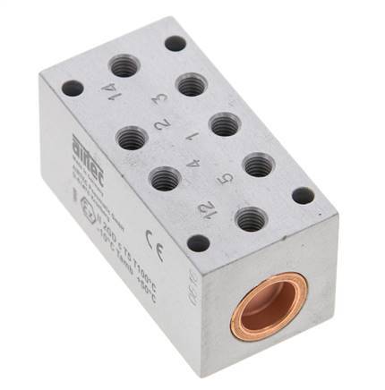 5/2 M5 Bistabiles Luftsteuerventil ATEX 0-10bar/0-140psi Airtec