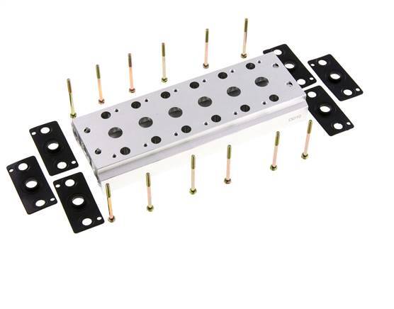 Verteiler 6-Stationen E.MC 5/2 5/3-fach