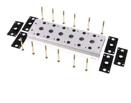 Verteiler 6-Stationen E.MC 5/2 5/3-fach