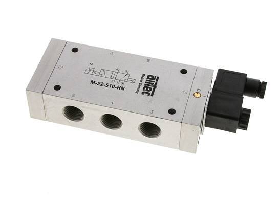 5/2 G1/2'' Solenoid Valve 12V DC 1-10bar/14-140psi Airtec
