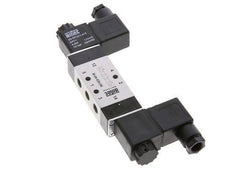 5/3 G1/8'' Center Closed Magnetventil 12V DC 3-10bar/42-140psi Airtec