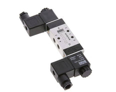 5/3 G1/8'' Center Closed Magnetventil 12V DC 3-10bar/42-140psi Airtec
