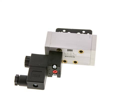 5/2 ISO 5599-1 Magnetventil 12V DC 2-10bar/28-140psi Airtec
