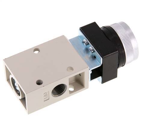 3/2 G1/4'' Druckknopfventil schwarz 0-8bar/0-112psi YPC