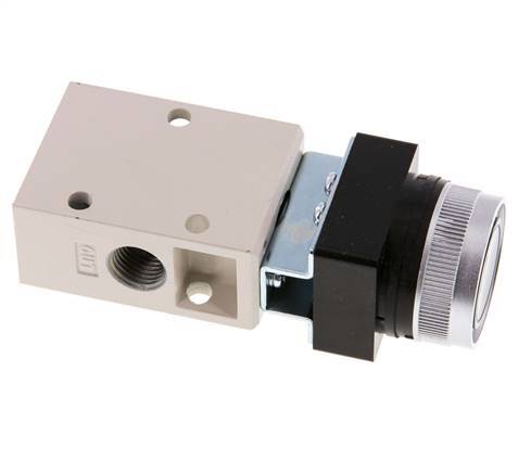 3/2 G1/4'' Druckknopfventil schwarz 0-8bar/0-112psi YPC