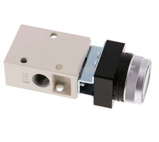 3/2 G1/4'' Druckknopfventil schwarz 0-8bar/0-112psi YPC