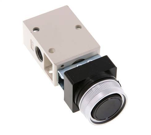 3/2 G1/4'' Druckknopfventil schwarz 0-8bar/0-112psi YPC