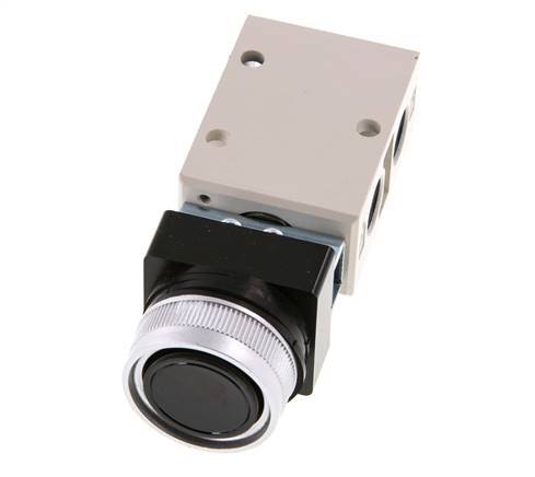3/2 G1/4'' Druckknopfventil schwarz 0-8bar/0-112psi YPC