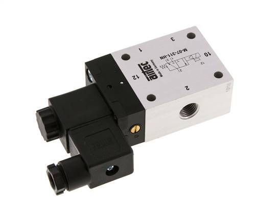 3/2 G1/4'' NC-Magnetventil 24V DC 2,5-10bar/35,0-140psi Airtec