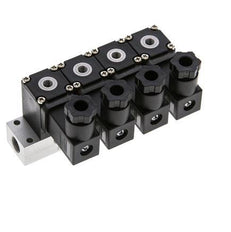 4x3/2 M5 NC Magnetventil 12V DC -0,95-8bar/-13,2-112psi Airtec