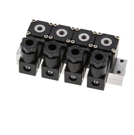 4x3/2 M5 NC Magnetventil 12V DC -0,95-8bar/-13,2-112psi Airtec