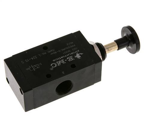 3/2 G1/2'' Axiales Handhebelventil 0-8bar/0-112psi E.MC