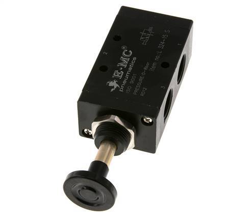 3/2 G1/2'' Axiales Handhebelventil 0-8bar/0-112psi E.MC