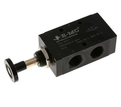 3/2 G1/2'' Axiales Handhebelventil 0-8bar/0-112psi E.MC
