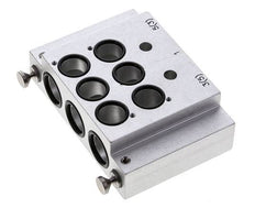 Endplatte mit zwei Ventilsitzen für Airtec KM09