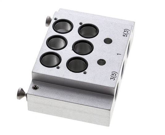 Endplatte mit zwei Ventilsitzen für Airtec KM09