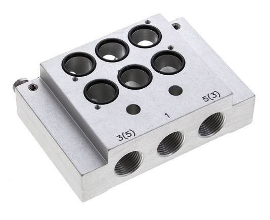 Endplatte mit zwei Ventilsitzen für Airtec KM09