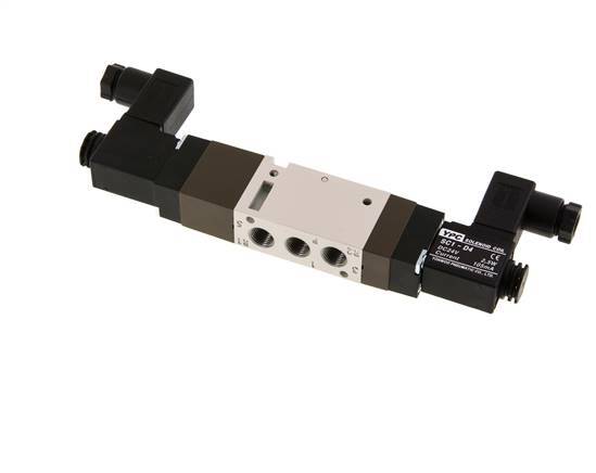 5/3 G1/8'' Zentrum geschlossen Magnetventil 24V DC 2-10bar/28-140psi YPC
