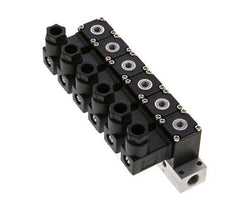 6x3/2 M5 NC Magnetventil 12V DC -0,95-8bar/-13,2-112psi Airtec