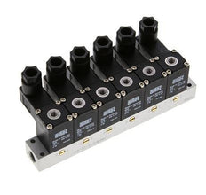 6x3/2 M5 NC Magnetventil 12V DC -0,95-8bar/-13,2-112psi Airtec