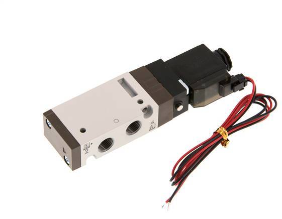 5/2 G1/8'' Magnetventil 24V DC 1,5-10bar/21,0-140psi 2-poliger Stecker YPC