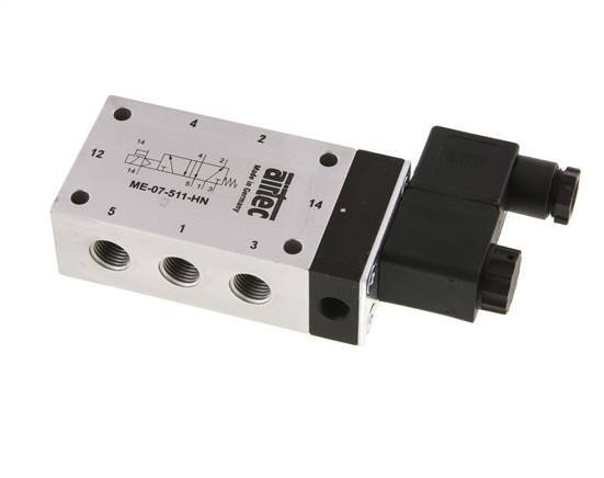 5/2 G1/4'' (G1/8'') Magnetventil Externe Vorsteuerung 115V AC -0.95-10bar/-13.2-140psi Airtec