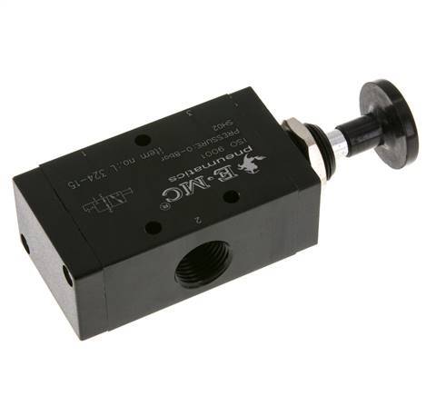 3/2 G1/2'' Axiales Handhebelventil Raste 0-8bar/0-112psi E.MC