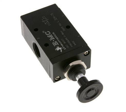 3/2 G1/2'' Axiales Handhebelventil Raste 0-8bar/0-112psi E.MC