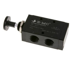 3/2 G1/2'' Axiales Handhebelventil Raste 0-8bar/0-112psi E.MC