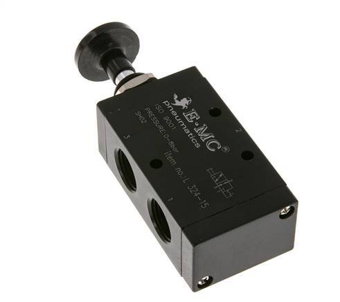 3/2 G1/2'' Axiales Handhebelventil Raste 0-8bar/0-112psi E.MC