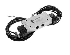 5/3 G1/2'' Center Closed Magnetventil 24V DC ATEX 3-10bar/42-140psi Airtec