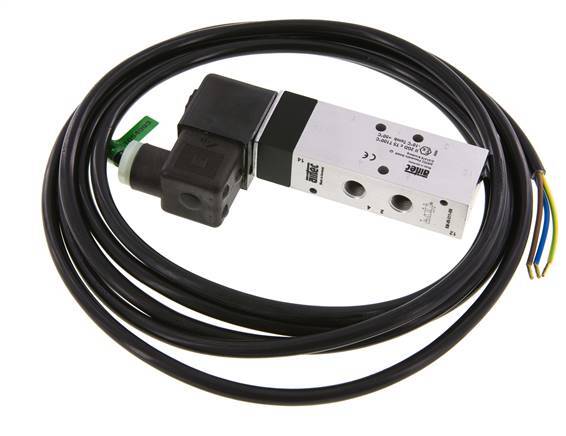 5/2 G1/8''-Magnetventil 24V DC ATEX 3-10bar/42-140psi Airtec