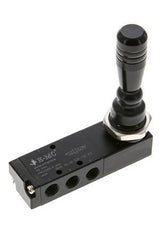 5/3 G1/8'' Auspuff Zentrum Handhebelventil 0-8bar/0-112psi E.MC