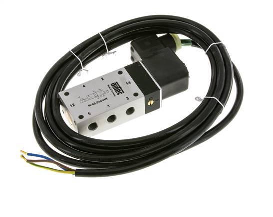 5/2 G1/8''-Magnetventil 24V DC ATEX 2-10bar/28-140psi Airtec