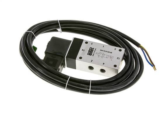 5/2 G1/8''-Magnetventil 24V DC ATEX 2-10bar/28-140psi Airtec