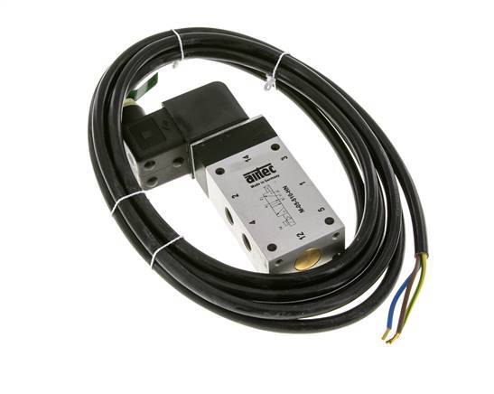 5/2 G1/8''-Magnetventil 24V DC ATEX 2-10bar/28-140psi Airtec