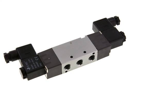 5/2 G1/4'' Bistabiles Magnetventil 24V AC 1,5-8bar/21,0-112psi E.MC